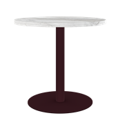 Burgundy Halo Cafe Table